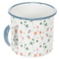 Pflanztasse Emaille Metall