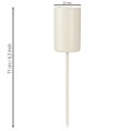 Stabkerzenhalter Metall am Stab Kerzenhalter Beige H11cm 4 St | Floristik24.ch