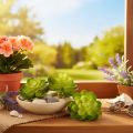 Künstliche Sukkulenten grün 10 cm Set 4 Stück für Schale oder Vase | Floristik24.ch