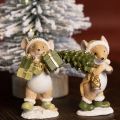 Weihnachtsmäuse Deko Maus Grün Braun H8cm 2 St | Floristik24.ch